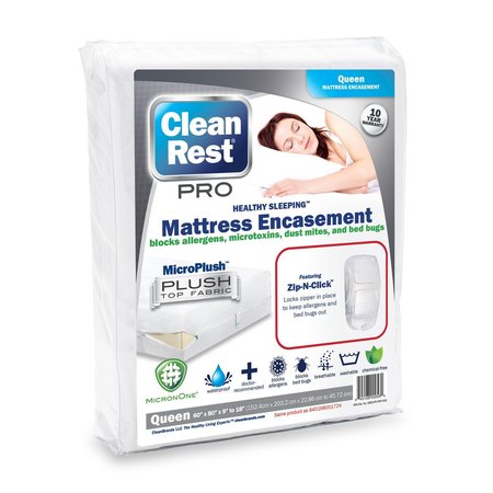 CLEANBRANDS Mattress Enct CleanRest Pro Q 845168001724